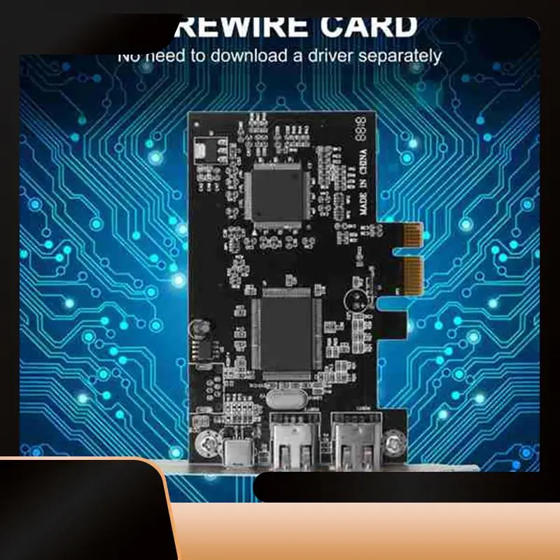 PCI Express X1 PCI-E Firewire 1394A IEEE1394 Плата контроллера ПК + металл для настольного компьютера
PCI Express X1 PCI-E Firewire 1394A IEEE1394 Плата контроллера ПК + металл для настольного компьютера