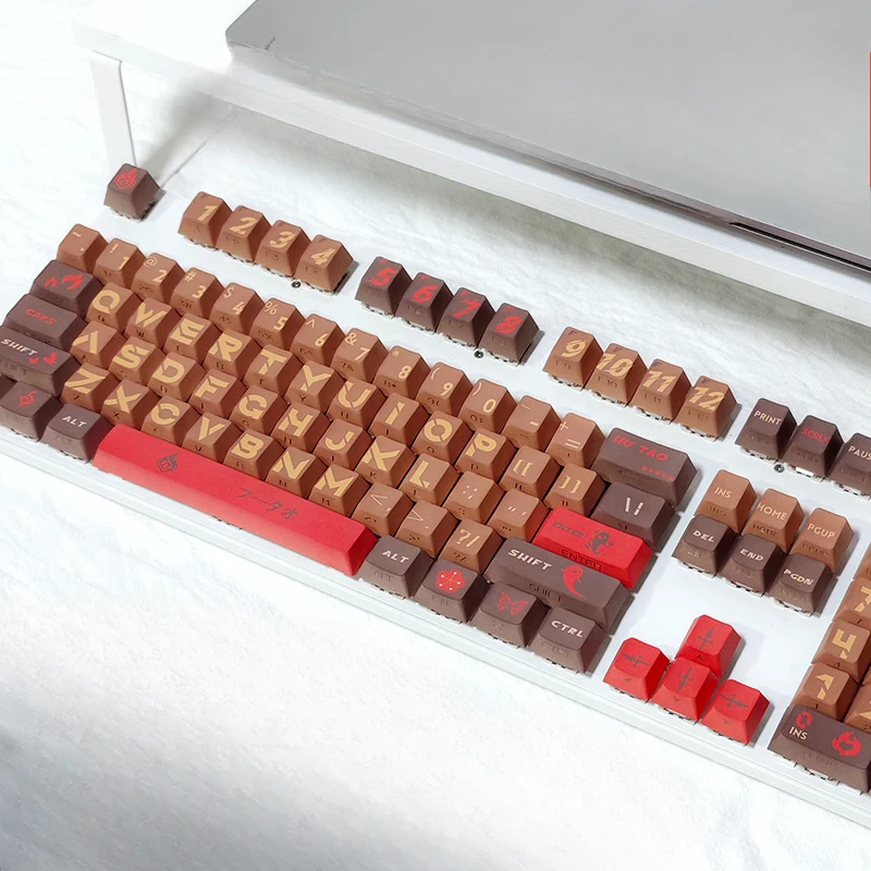 Walnut side engraved keycap PBT five-sided hot sublimation original high personality keycap small full set
Walnut side engraved keycap PBT five-sided hot sublimation original high personality keycap small full set