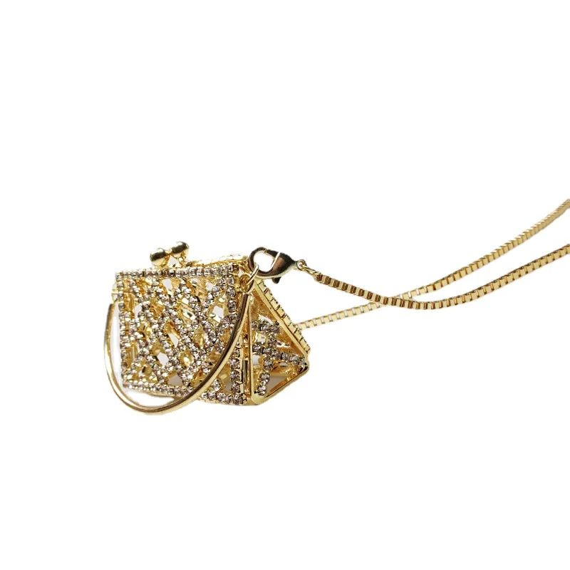 Hxl Hollow Metal Diamond Decoration Bag Super Mini Chain Necklace Crossbody Diamond Pattern Bag
Hxl Hollow Metal Diamond Decoration Bag Super Mini Chain Necklace Crossbody Diamond Pattern Bag