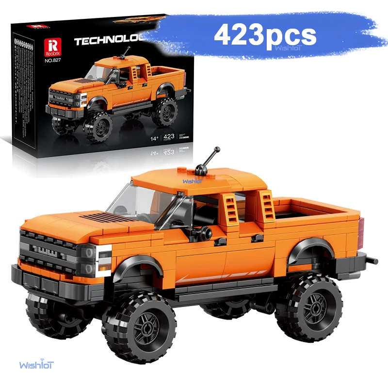 Миниатюрная модель автомобиля 827 в масштабе 1:24, 423 детали, конструктор MOC City, креативные строительные блоки, технические развивающие игрушки для мальчиков, подарок
Миниатюрная модель автомобиля 827 в масштабе 1:24, 423 детали, конструктор MOC City, креативные строительные блоки, технические развивающие игрушки для мальчиков, подарок