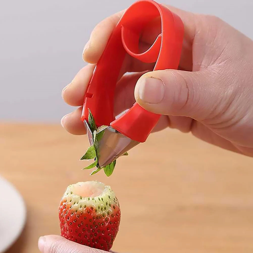 2Pcs Strawberry Separator Fruit Corer Stem Corer Separator Remover Kitchen Tool for Tomato Pineapple Safe Efficient Plastic
2Pcs Strawberry Separator Fruit Corer Stem Corer Separator Remover Kitchen Tool for Tomato Pineapple Safe Efficient Plastic