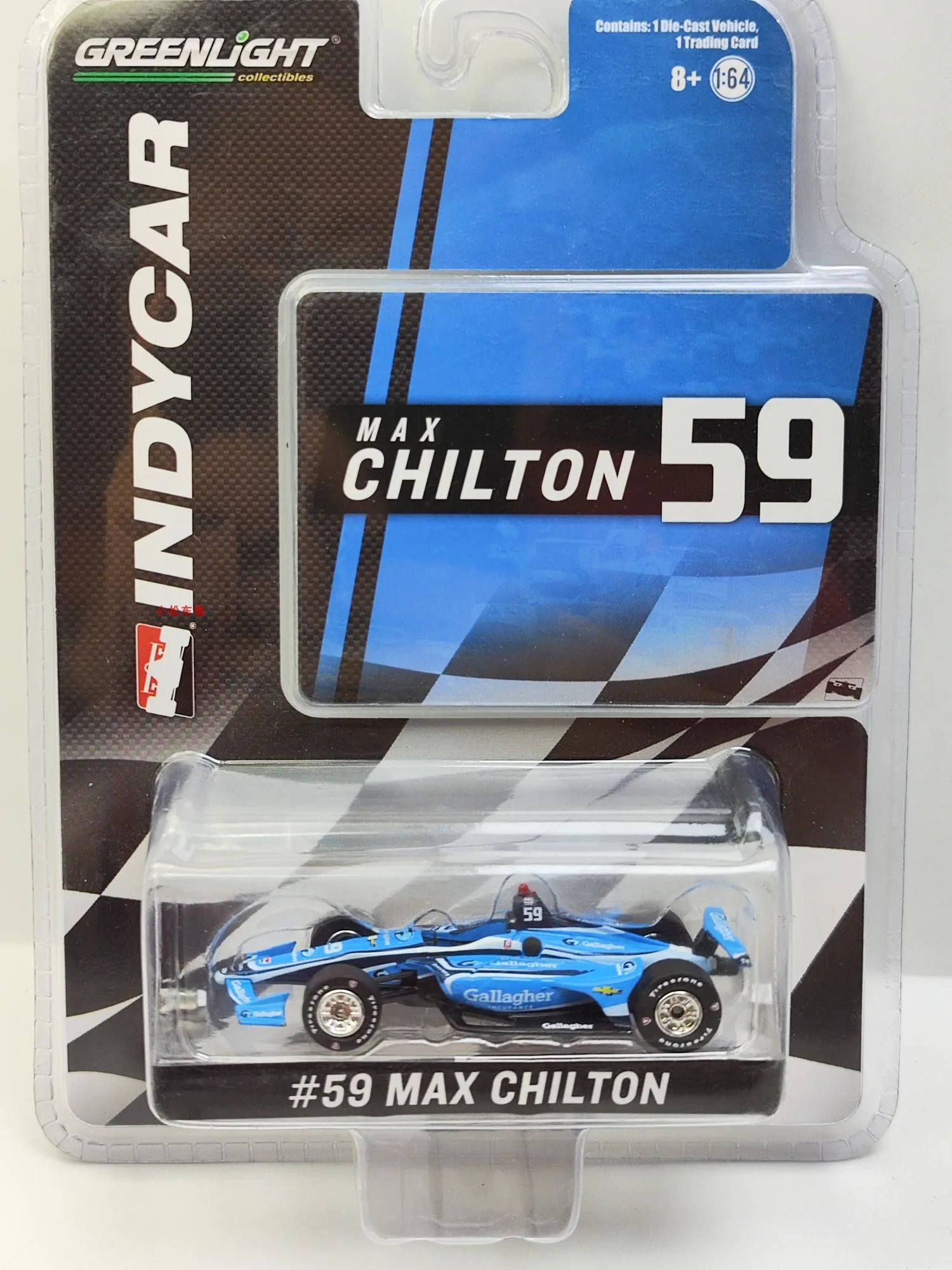 Модель 1:64 Indy Racing 2019 #59 Max Chilton/Carlin, модель автомобиля Gallagher
Модель 1:64 Indy Racing 2019 #59 Max Chilton/Carlin, модель автомобиля Gallagher