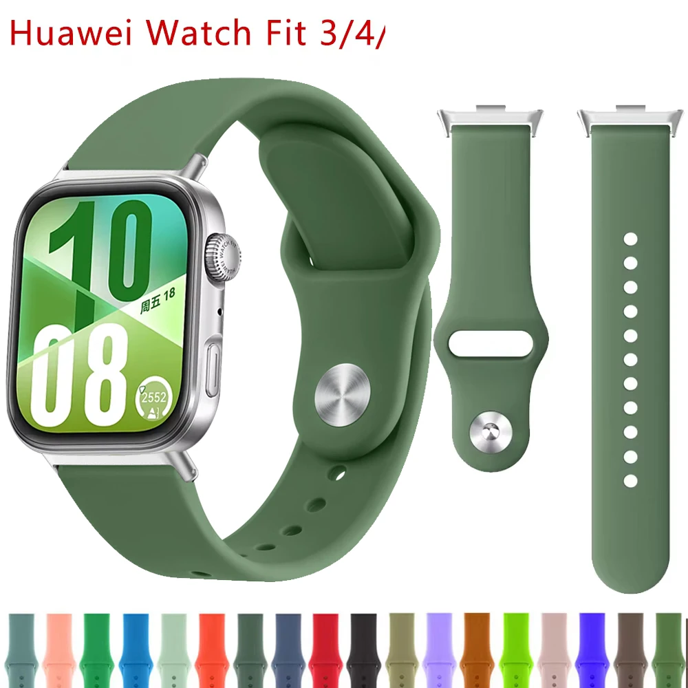 Soft Silicone Band For Huawei Watch Fit 4/4 Pro/3 Strap Comfortable Replacement Bracelet Correa Huawei Watch Fit 4/3 Accessories
Soft Silicone Band For Huawei Watch Fit 4/4 Pro/3 Strap Comfortable Replacement Bracelet Correa Huawei Watch Fit 4/3 Accessories