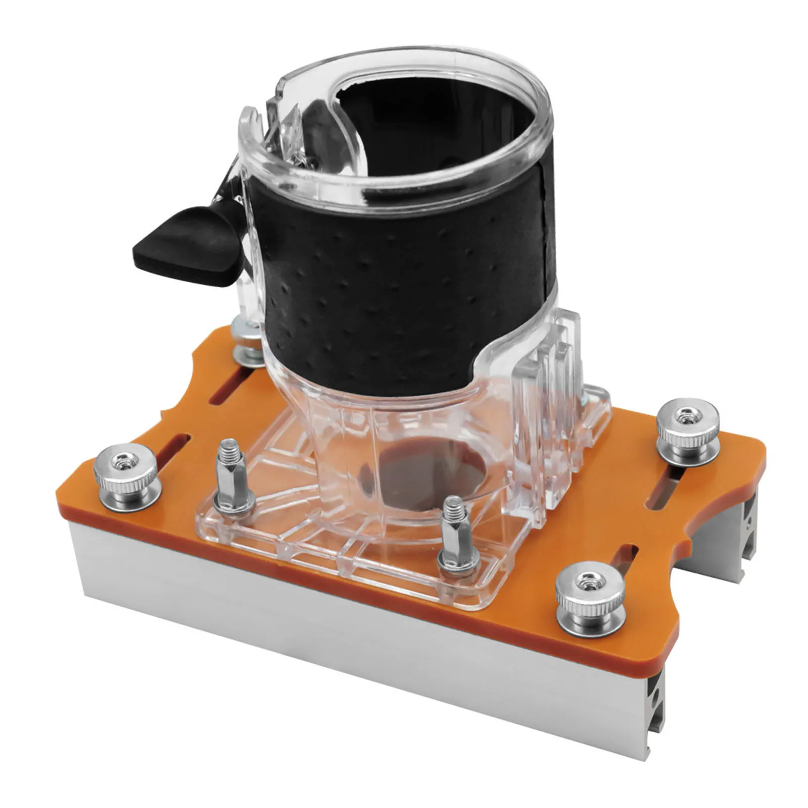 Wood Router Base Compact Wood Palm Router Base Wood Router Base 2 in 1 Design Compact Accurate Slotting for Curve Cutting
Wood Router Base Compact Wood Palm Router Base Wood Router Base 2 in 1 Design Compact Accurate Slotting for Curve Cutting