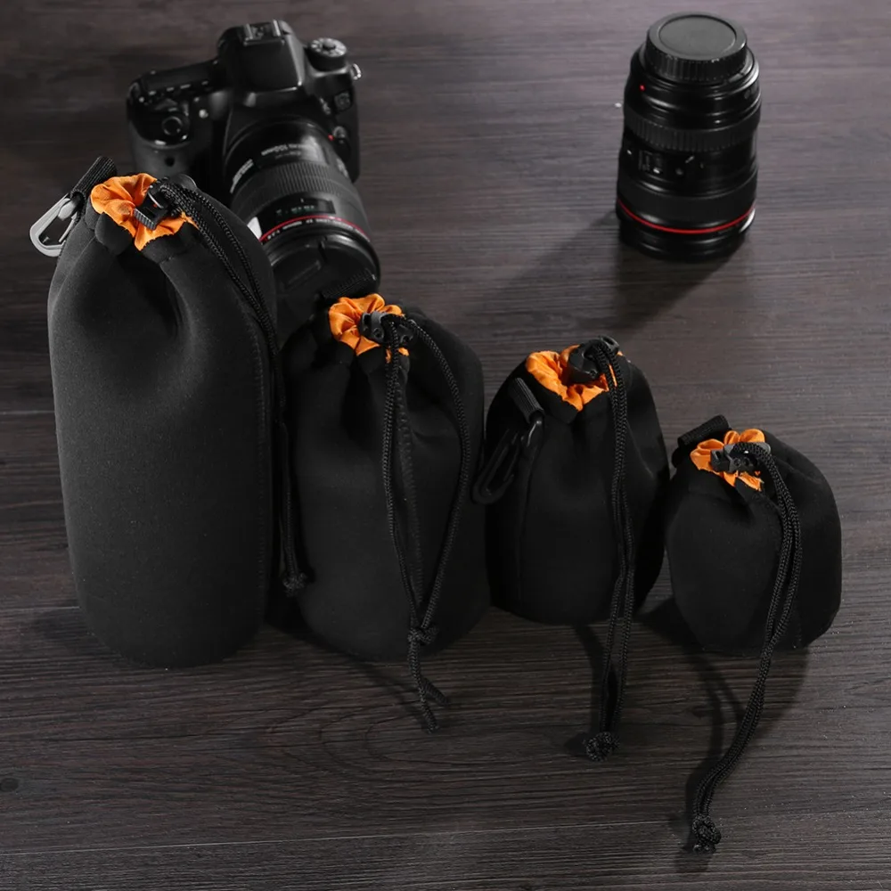 Waterproof Camera Lens Pouch Bag Thickened Soft Camera Lens Protector Case Black Neoprene Lens Storage Bag Digital SLR Camera
Waterproof Camera Lens Pouch Bag Thickened Soft Camera Lens Protector Case Black Neoprene Lens Storage Bag Digital SLR Camera