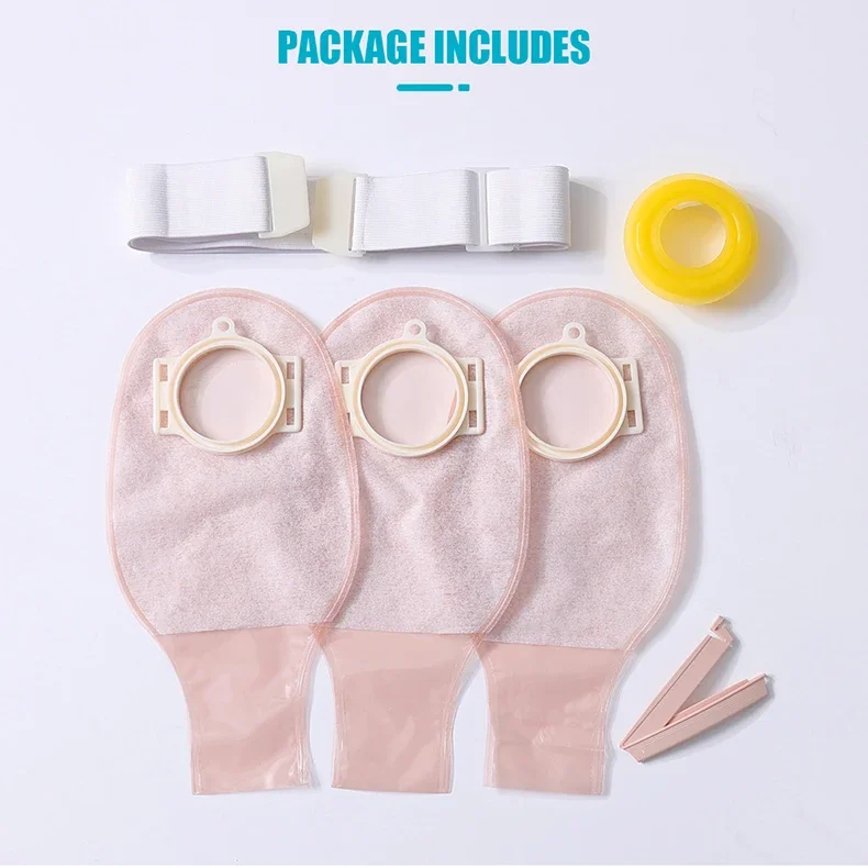 3pcs Stomia Colostomy Bag for Stoma Bag No Stomahesive Two-piece Style Bolsas Colostomia Placas with Ring and Belt
3pcs Stomia Colostomy Bag for Stoma Bag No Stomahesive Two-piece Style Bolsas Colostomia Placas with Ring and Belt