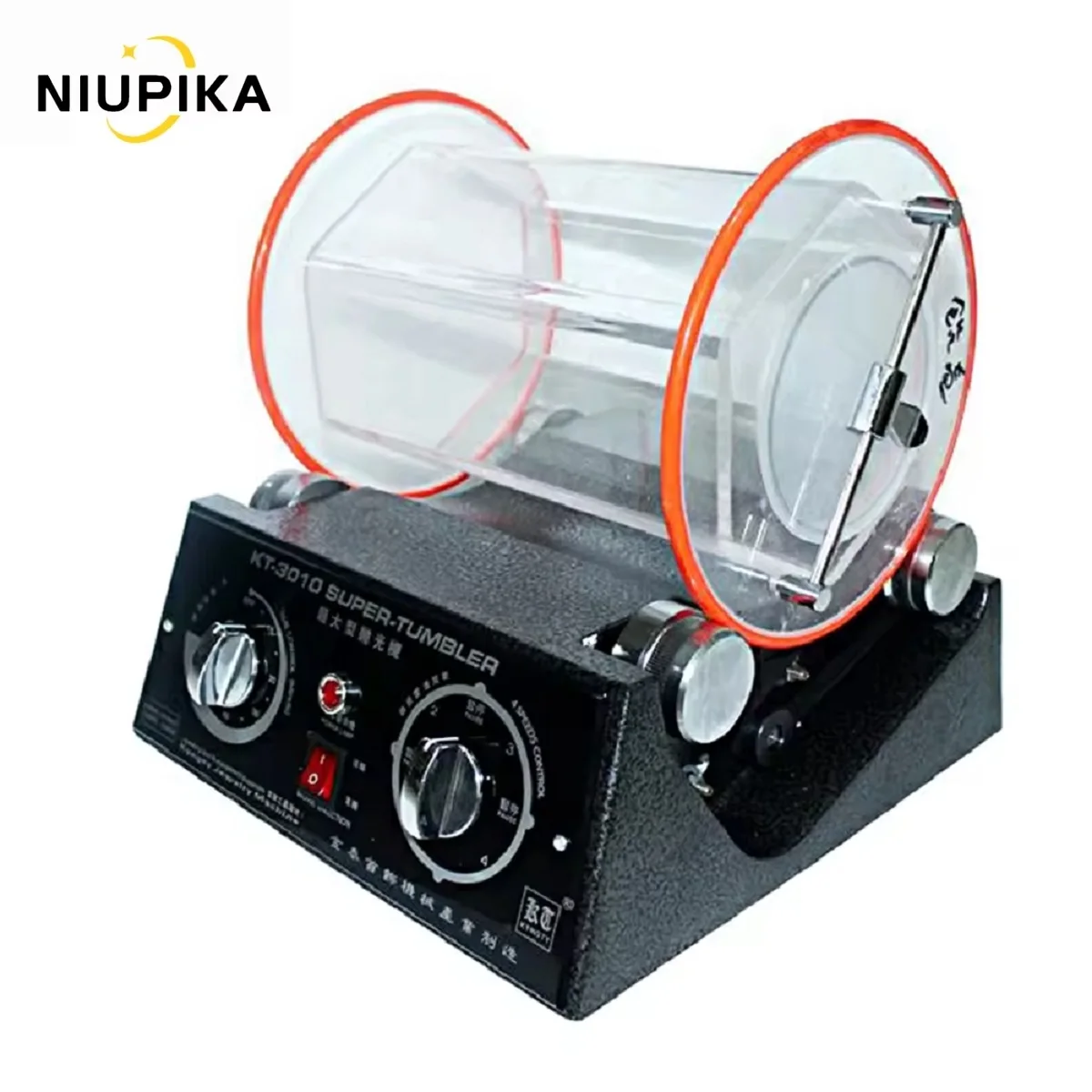 NIUPIKA KT3010 Rotary Tumbler Polishing Machine Professional Remove Rust Metal Burrs Coin Cleaning Jewelry Polisher Making Tool
NIUPIKA KT3010 Rotary Tumbler Polishing Machine Professional Remove Rust Metal Burrs Coin Cleaning Jewelry Polisher Making Tool