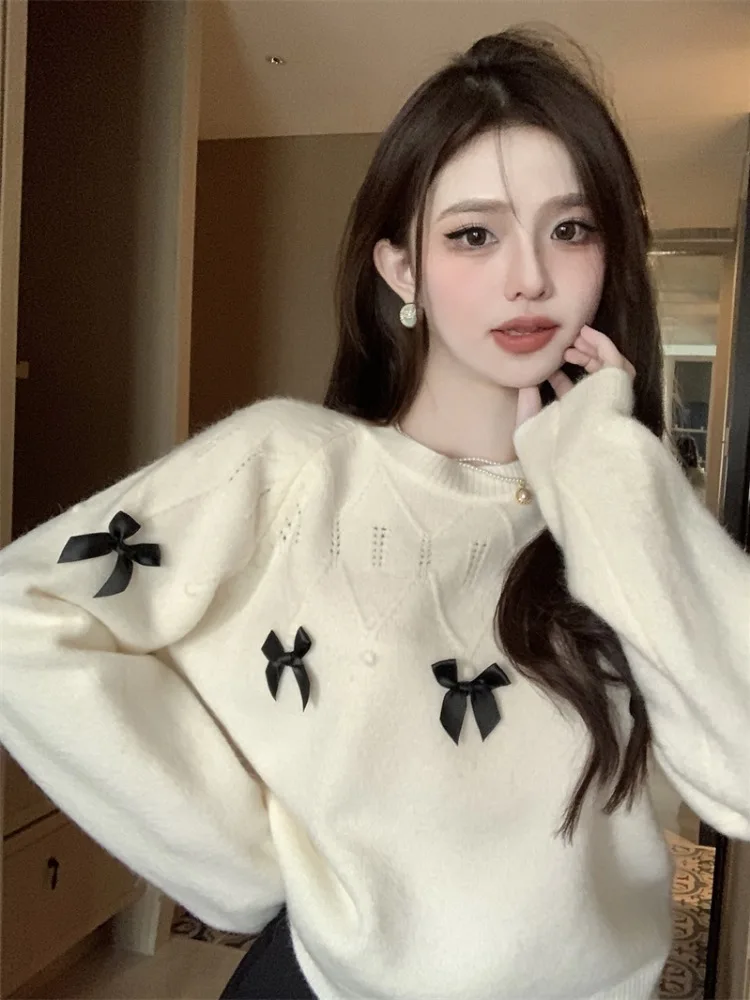 Knot Sweater Women's Autumn Winter High Fashion Elegant Small Size Knitted Base Shirt Inner Wear Top Korean Style S...
Knot Sweater Women's Autumn Winter High Fashion Elegant Small Size Knitted Base Shirt Inner Wear Top Korean Style S...