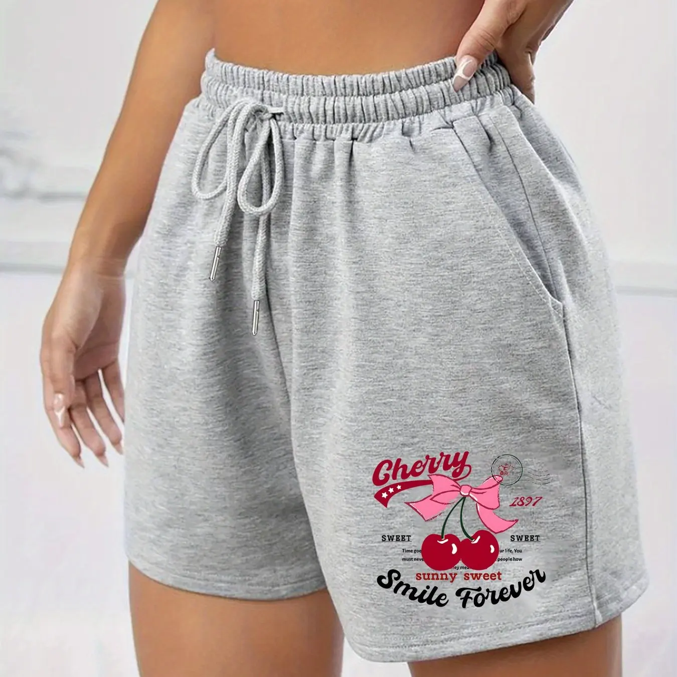 Women's Summer Cherry Print Shorts Elastic Waistband Sweat-wicking and Breathable Suitable for Sports Running and Fitness
Women's Summer Cherry Print Shorts Elastic Waistband Sweat-wicking and Breathable Suitable for Sports Running and Fitness