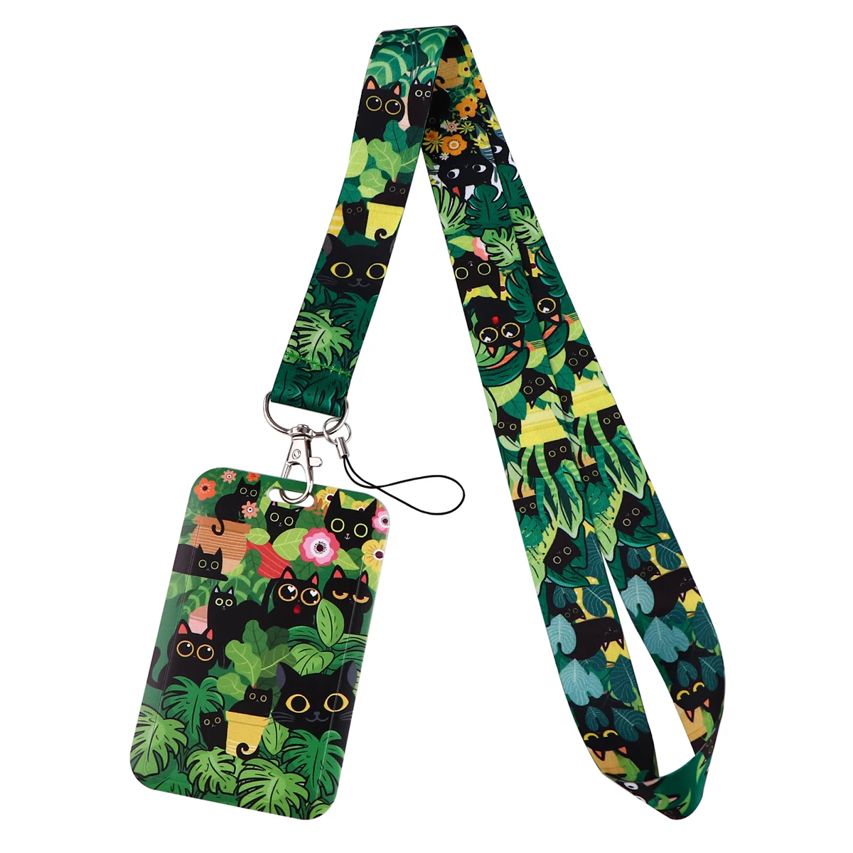Cute Cat Lanyards for Key Green Plants Neck Strap For Card Badge Gym Key Chain Key Holder DIY Hang Rope Phone Accessories
Cute Cat Lanyards for Key Green Plants Neck Strap For Card Badge Gym Key Chain Key Holder DIY Hang Rope Phone Accessories