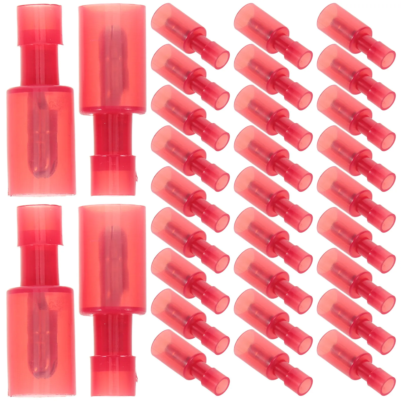 100Pairs Nylon Electrical Terminal Connectors Bullet Style Quick Disconnect Male Female Wire Crimp Connectors Insulated
100Pairs Nylon Electrical Terminal Connectors Bullet Style Quick Disconnect Male Female Wire Crimp Connectors Insulated