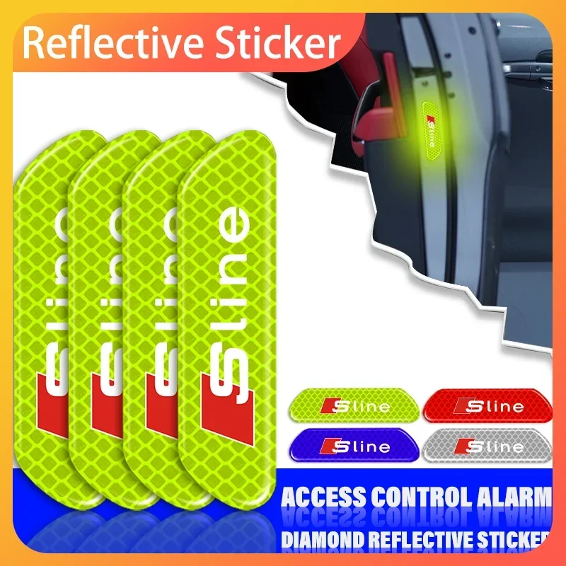 4PCS Reflective Car Door Sticker Safety Opening WarningFor Audi sline TT Q2 Q3 Q5 Q7 Q8 A3 A4 A5 A6 A7 R8 B5 B6 B7 B8 C5 C6
4PCS Reflective Car Door Sticker Safety Opening WarningFor Audi sline TT Q2 Q3 Q5 Q7 Q8 A3 A4 A5 A6 A7 R8 B5 B6 B7 B8 C5 C6