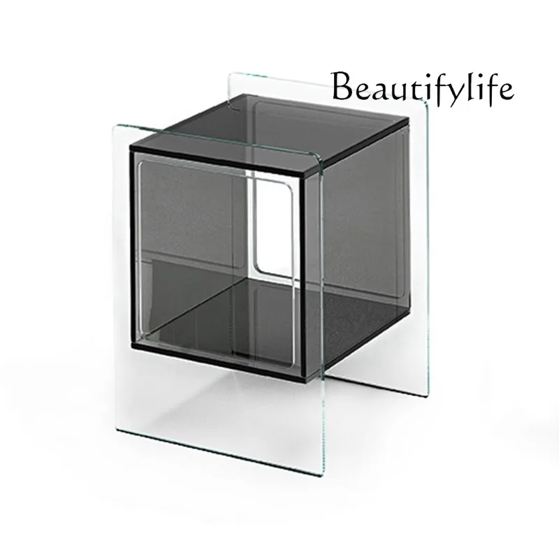 Imported acrylic bedroom bedside table Modern simple fashion creative storage side cabinet personality
Imported acrylic bedroom bedside table Modern simple fashion creative storage side cabinet personality