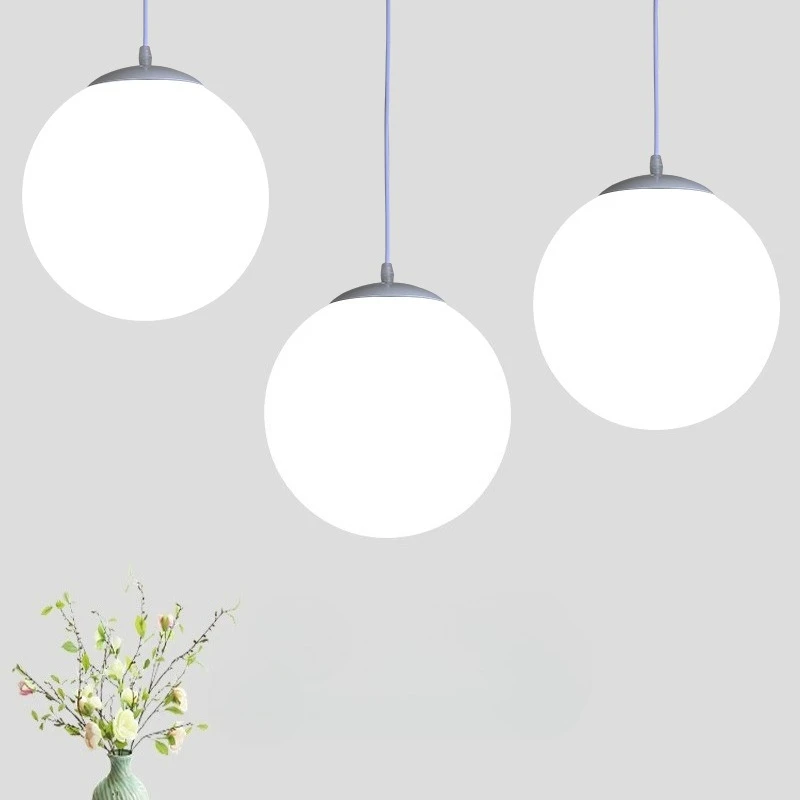 White Acrylic Ball LED Pendant Lights Modern Minimalism Originality Restaurant Homestay Bar Room Decoration Ceiling Fan Lamp
White Acrylic Ball LED Pendant Lights Modern Minimalism Originality Restaurant Homestay Bar Room Decoration Ceiling Fan Lamp