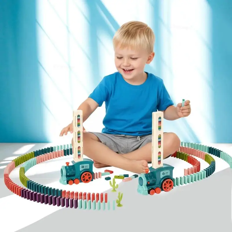 New 63Pcs Electric Domino Blocks Laying Machine Automatic Domino Train Car STEM Educational Learning Toys Birthday Gift For Kids
New 63Pcs Electric Domino Blocks Laying Machine Automatic Domino Train Car STEM Educational Learning Toys Birthday Gift For Kids