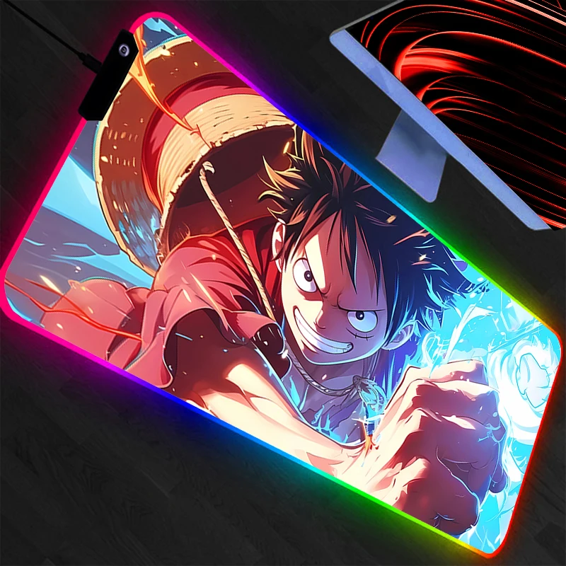 One Piece RGB Mouse Pad Backlight Gamer XXL Keyboard LED Desk Mouse Mat Carpet Rubber Tapis Souris Gaming Mousepad Durable
One Piece RGB Mouse Pad Backlight Gamer XXL Keyboard LED Desk Mouse Mat Carpet Rubber Tapis Souris Gaming Mousepad Durable