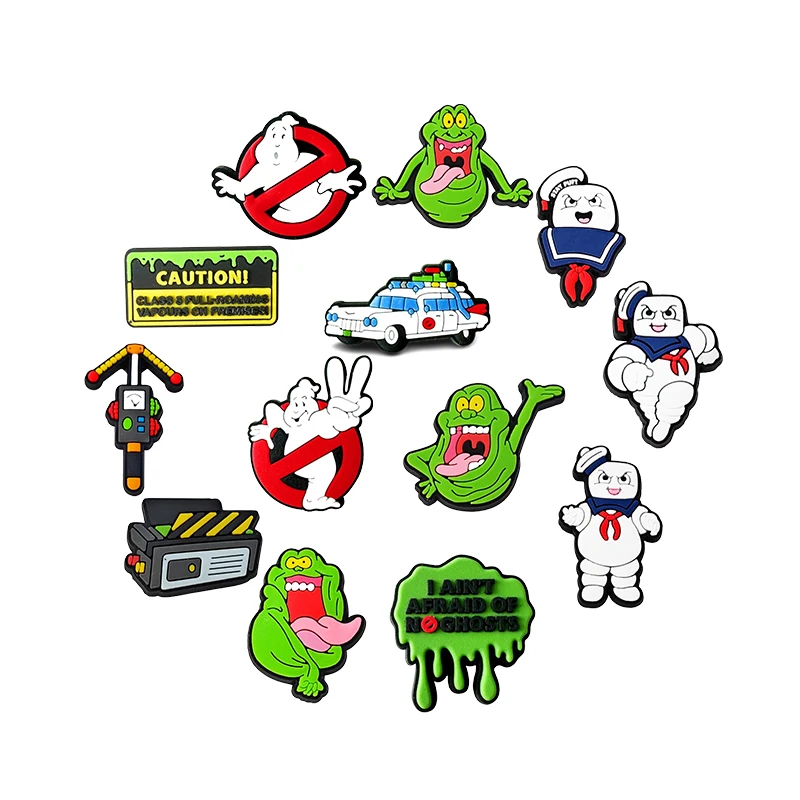 9-50PCS Hot Sale New York Brave Ghostbusters Team Shoe Charms PVC Decoration high-quality Detachable Waterproof For Party Gifts
9-50PCS Hot Sale New York Brave Ghostbusters Team Shoe Charms PVC Decoration high-quality Detachable Waterproof For Party Gifts