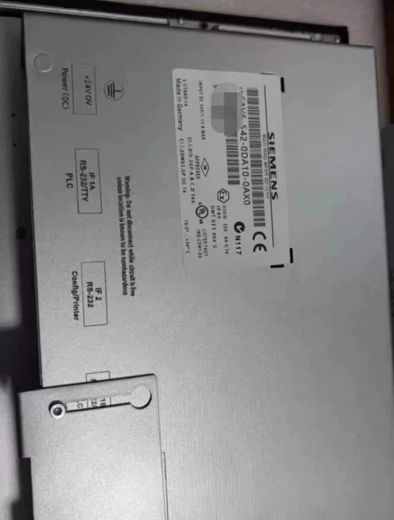 6AV6542-0DA10-0AX0 HMI Panel PLC
6AV6542-0DA10-0AX0 HMI Panel PLC