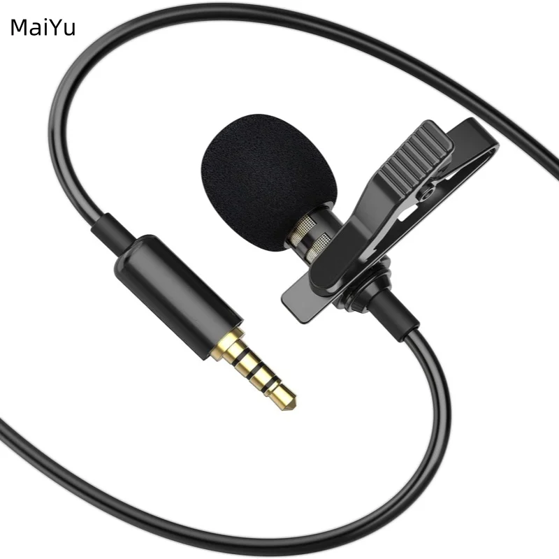 MaiYu Lavalier Lapel Mobile Phone Microphone Unidirectional Condenser Microfone for Smartphones Youtube Interview Studio Video
MaiYu Lavalier Lapel Mobile Phone Microphone Unidirectional Condenser Microfone for Smartphones Youtube Interview Studio Video
