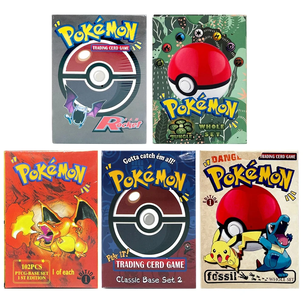 Весь набор PKM Proxy/Team Rocket 83 шт./Базовый набор 102 шт./классическая основа 130 шт./Fossil 62 шт./Jungle 64 шт./TCG игровые карты игрушки подарки
Весь набор PKM Proxy/Team Rocket 83 шт./Базовый набор 102 шт./классическая основа 130 шт./Fossil 62 шт./Jungle 64 шт./TCG игровые карты игрушки подарки