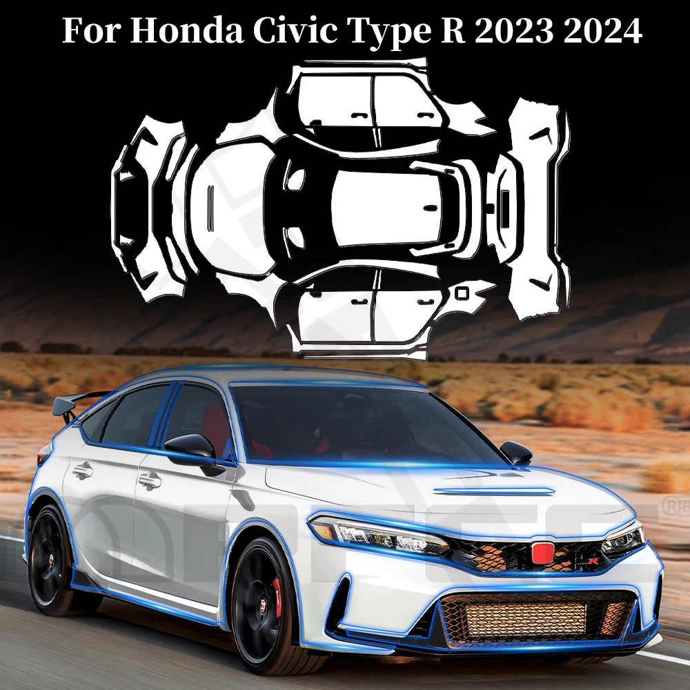 For Honda Civic Type R 2023 2024 Anti-scratch TPU Paint Protection Film Pre-cut PPF Car Body Clear Bra Resistant Invisible Cover
For Honda Civic Type R 2023 2024 Anti-scratch TPU Paint Protection Film Pre-cut PPF Car Body Clear Bra Resistant Invisible Cover