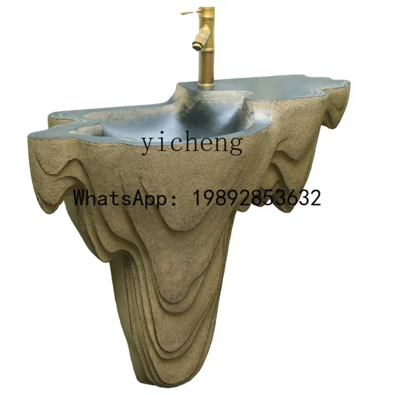 LYY new Chinese washbasin courtyard garden art washbasin washbasin basin integrated
LYY new Chinese washbasin courtyard garden art washbasin washbasin basin integrated