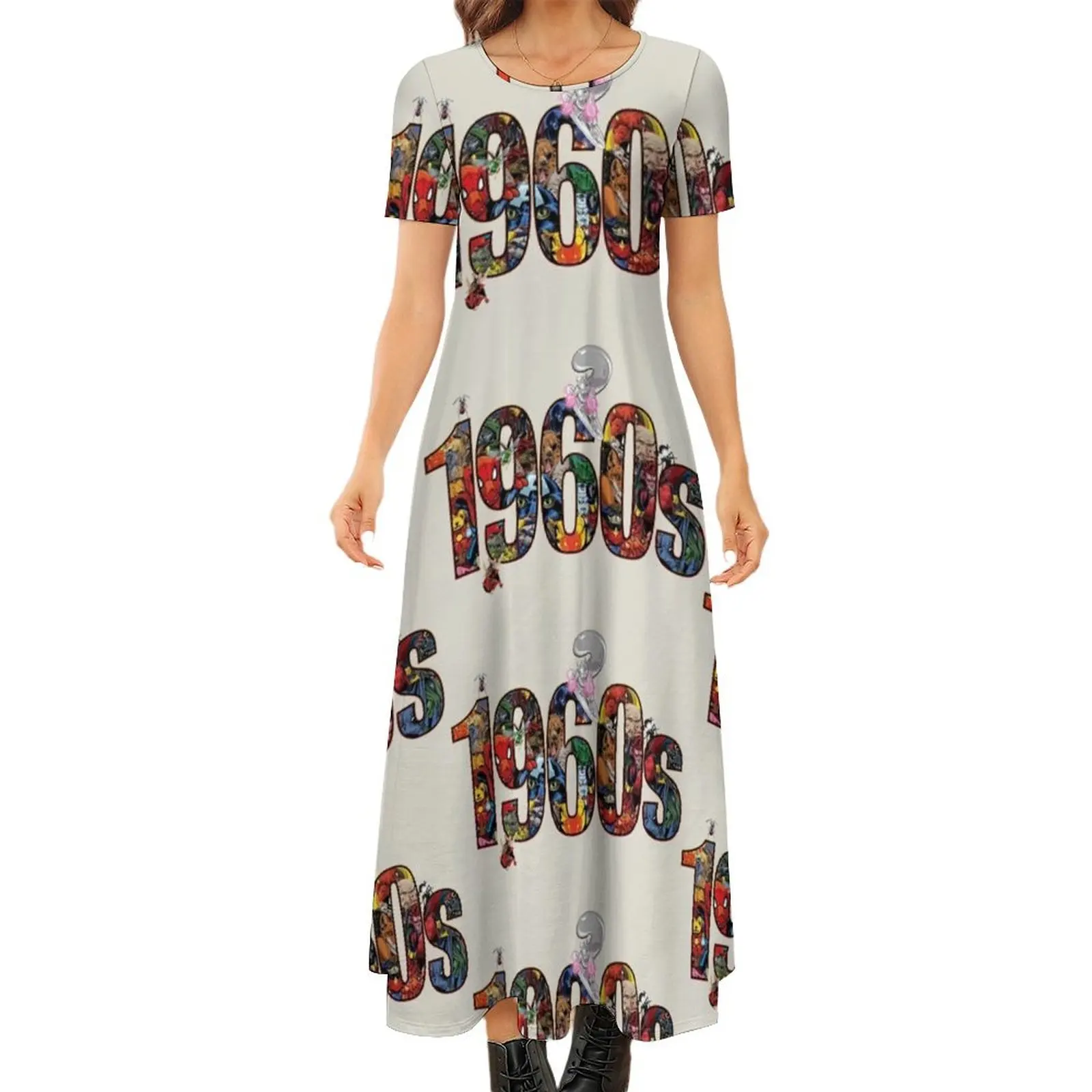 The 1960s Round Neck Short Sleeve Dress Women"s clothing long dress women summer Women"s skirt women"s evening dresses
The 1960s Round Neck Short Sleeve Dress Women"s clothing long dress women summer Women"s skirt women"s evening dresses