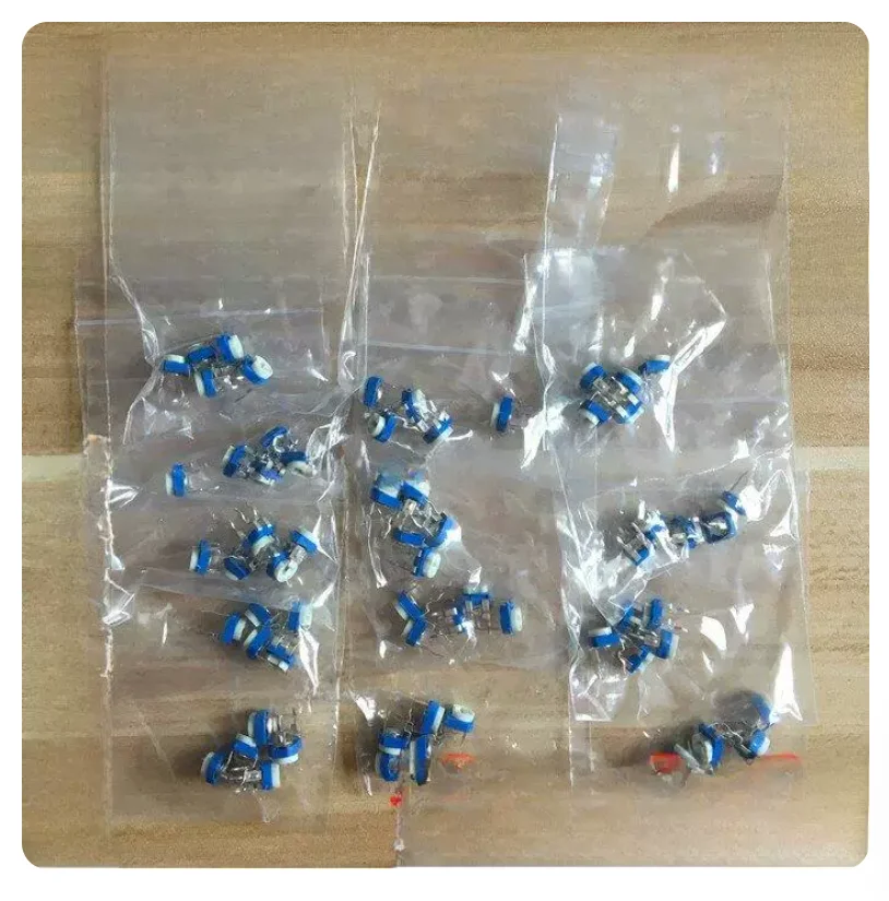 Kit SET 13values *5pcs=65pcs 100R-1M Potentiometer Pack 1K 102 103 10k 104 100k 101 100R 201 200R 501 RM-065 Adjustable Resistor
Kit SET 13values *5pcs=65pcs 100R-1M Potentiometer Pack 1K 102 103 10k 104 100k 101 100R 201 200R 501 RM-065 Adjustable Resistor