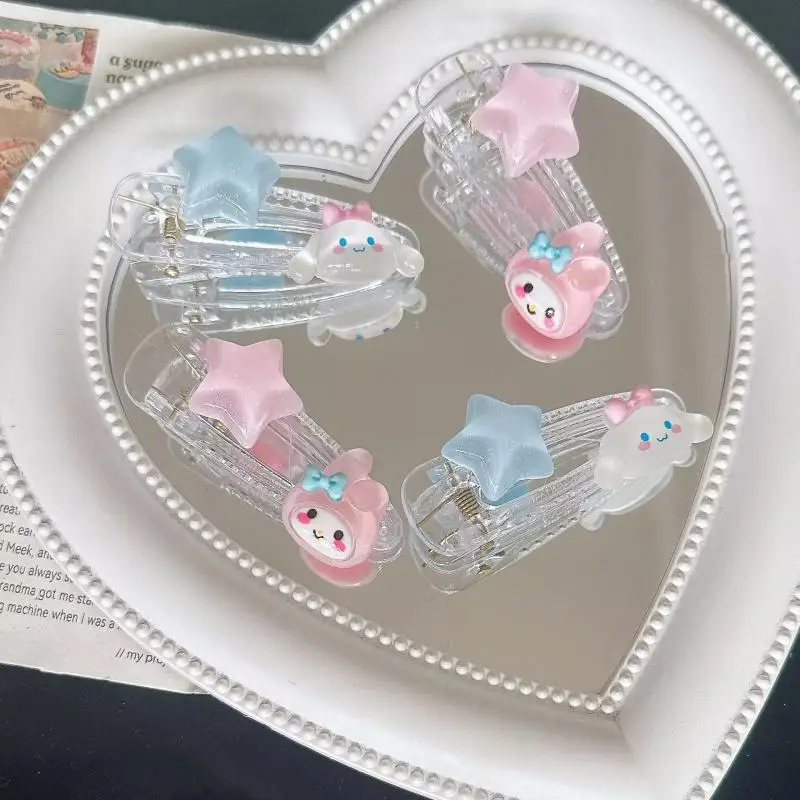 Sanrio Cartoon Hairpin My Melody Cinnamoroll Star Duck Beak Hair Clip Cute Hair Clip Headwear Student Hairpin Creative Gift
Sanrio Cartoon Hairpin My Melody Cinnamoroll Star Duck Beak Hair Clip Cute Hair Clip Headwear Student Hairpin Creative Gift