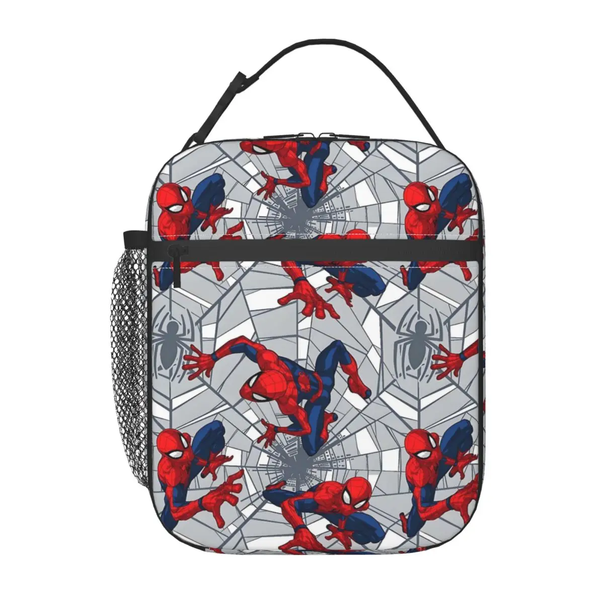 Custom Spider Man Cobweb Hero Cartoon Resuable Lunch Box for Comic Cooler Thermal Food Insulated Lunch Bag Kids School Children
Custom Spider Man Cobweb Hero Cartoon Resuable Lunch Box for Comic Cooler Thermal Food Insulated Lunch Bag Kids School Children
