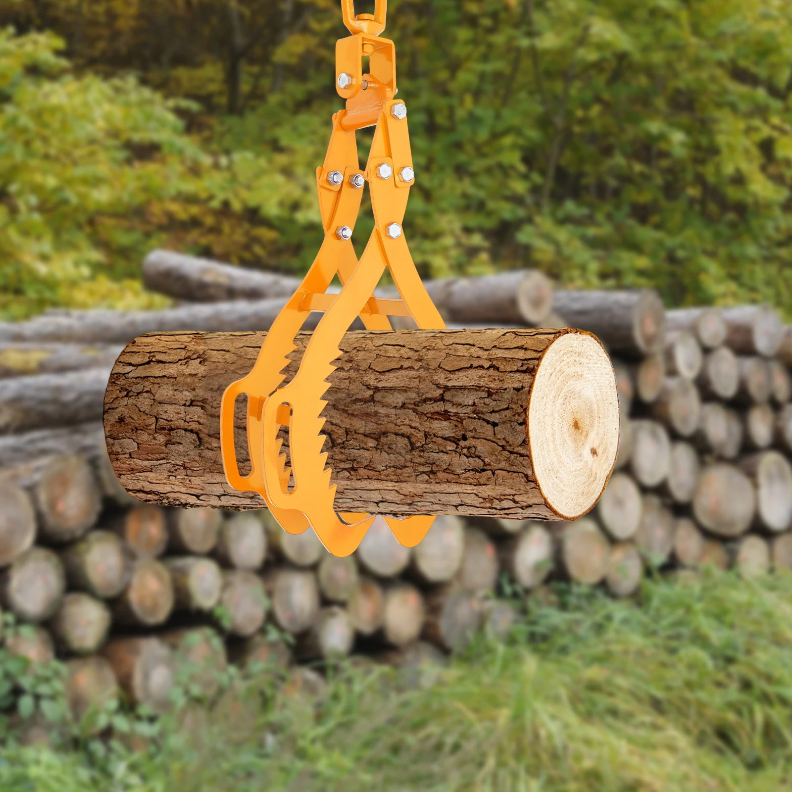 1.2 Ton 4-Claw Log Lifting Tongs, 28" Jaw Opening, Carbon Steel Construction, Loading & Hauling with ATV & Tractor & Truck
1.2 Ton 4-Claw Log Lifting Tongs, 28" Jaw Opening, Carbon Steel Construction, Loading & Hauling with ATV & Tractor & Truck