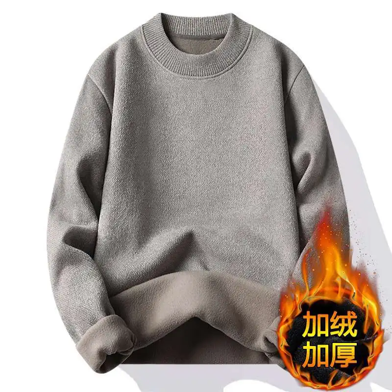 Crewneck Pajamas Men Thick Solid Color Loose Autumn Winter New Knitted Warm Casual Base Shirt Men's Pajamas Home Wear Fashion
Crewneck Pajamas Men Thick Solid Color Loose Autumn Winter New Knitted Warm Casual Base Shirt Men's Pajamas Home Wear Fashion
