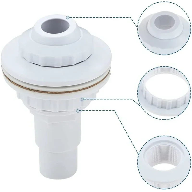 Pool Jets Wall Fitting Return Jets Assembled Replacement for FibroPool Parts Swimming Pool Complete Return Jets Pool Accessories
Pool Jets Wall Fitting Return Jets Assembled Replacement for FibroPool Parts Swimming Pool Complete Return Jets Pool Accessories