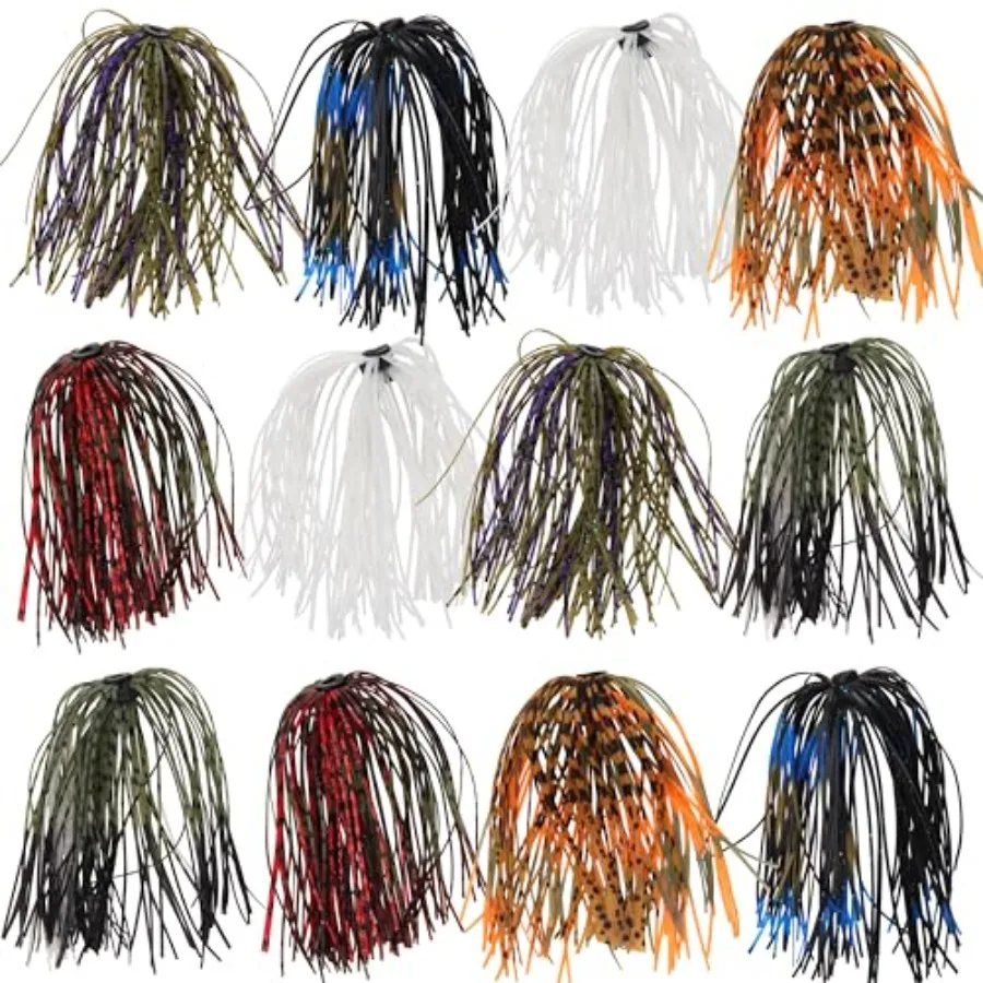 Spinnerbait Skirts Jig Skirts Bass Fishing Jigs Replacement Skirt Silicone 50 Strands Umbrella DIY Fishing Lures Rubber Skirt f
Spinnerbait Skirts Jig Skirts Bass Fishing Jigs Replacement Skirt Silicone 50 Strands Umbrella DIY Fishing Lures Rubber Skirt f