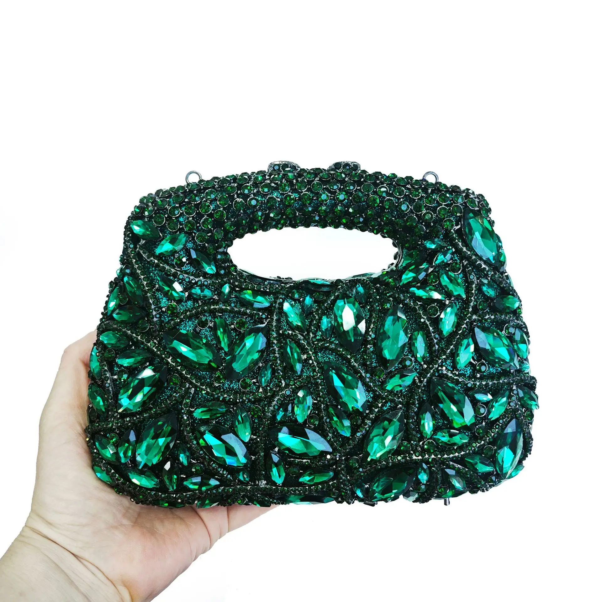 XIYUAN Women Pink Green Crystals Clutch Purse Rhinestones Evening Bags Lady Luxury Bridal Diamond Handbags Wedding Party Purses
XIYUAN Women Pink Green Crystals Clutch Purse Rhinestones Evening Bags Lady Luxury Bridal Diamond Handbags Wedding Party Purses