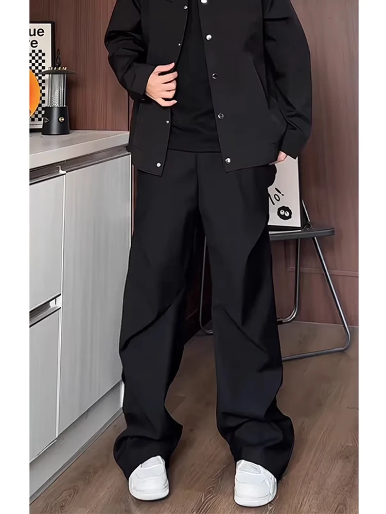 Cleanfit Bla Pleated Loose Casual Pants Men's American Sle Drapey Wide Leg Pants Leg Lengthening Spring Summer Casual Tro...
Cleanfit Bla Pleated Loose Casual Pants Men's American Sle Drapey Wide Leg Pants Leg Lengthening Spring Summer Casual Tro...