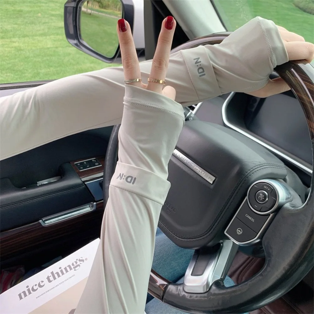 New Solid Color Sunscreen Sleeves Ice Silk Breathable Arm Guard Loose Arm Protectors Riding Driving Gloves Women Men
New Solid Color Sunscreen Sleeves Ice Silk Breathable Arm Guard Loose Arm Protectors Riding Driving Gloves Women Men
