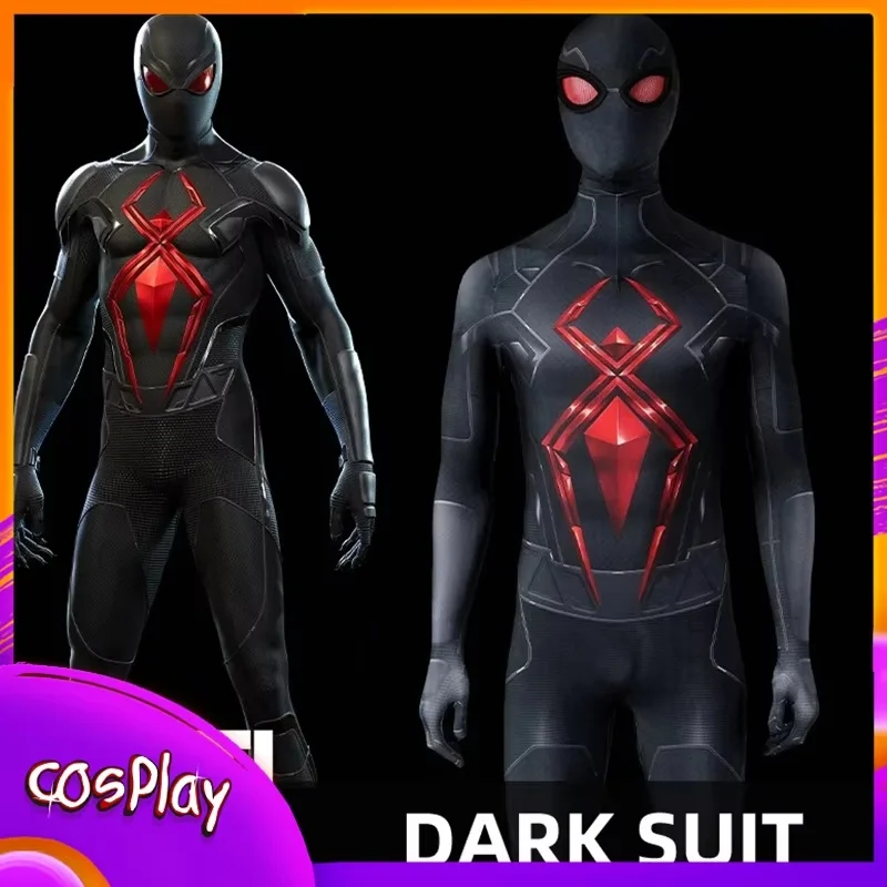 Spider Men Dark Suit Cosplay Costume Red Spider Print Superhero Jumpsuit Halloween Comic-con Party COS Props Adult Bodysuit Gift
Spider Men Dark Suit Cosplay Costume Red Spider Print Superhero Jumpsuit Halloween Comic-con Party COS Props Adult Bodysuit Gift