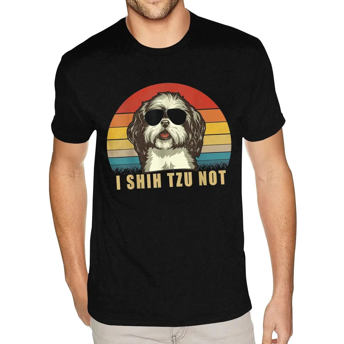 Cool I Shih Tzu Not Dog Tees Shirt Mens 6XL Short Sleeved Ultra Cotton Black Round Neck T-Shirt
Cool I Shih Tzu Not Dog Tees Shirt Mens 6XL Short Sleeved Ultra Cotton Black Round Neck T-Shirt
