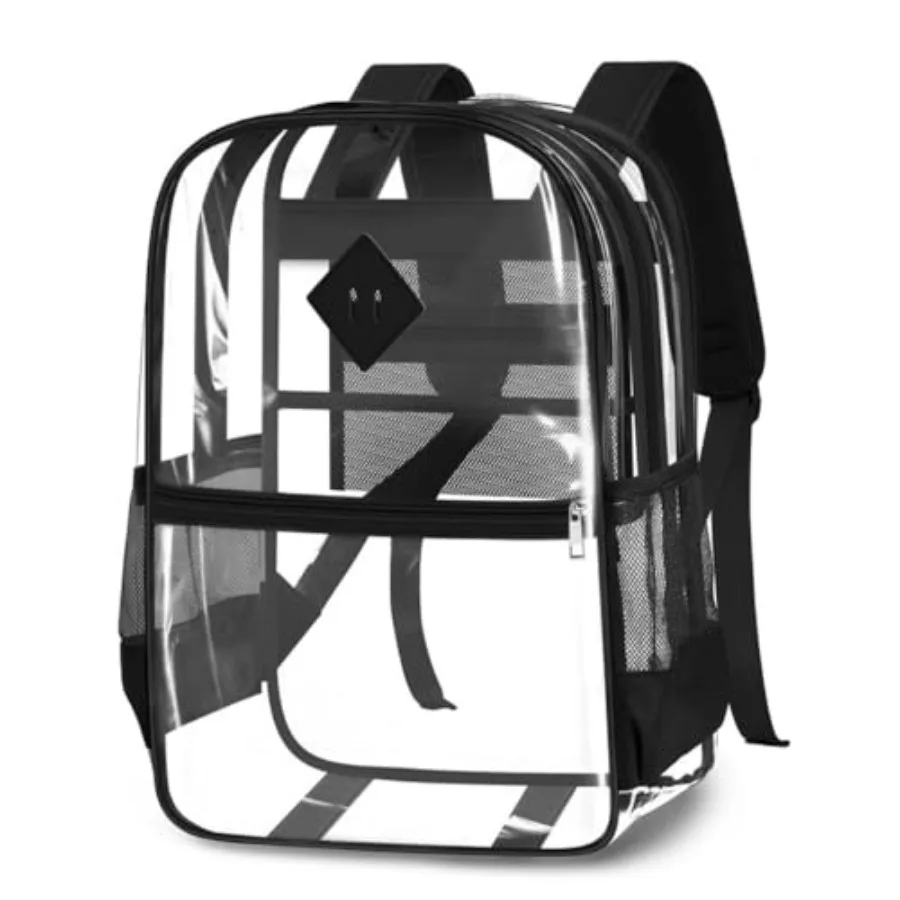 Clear backpack, Clear Backpack for School, Heavy Duty PVC Transparent Backpack, With Water-Resistant PVC Plastic Material and R
Clear backpack, Clear Backpack for School, Heavy Duty PVC Transparent Backpack, With Water-Resistant PVC Plastic Material and R