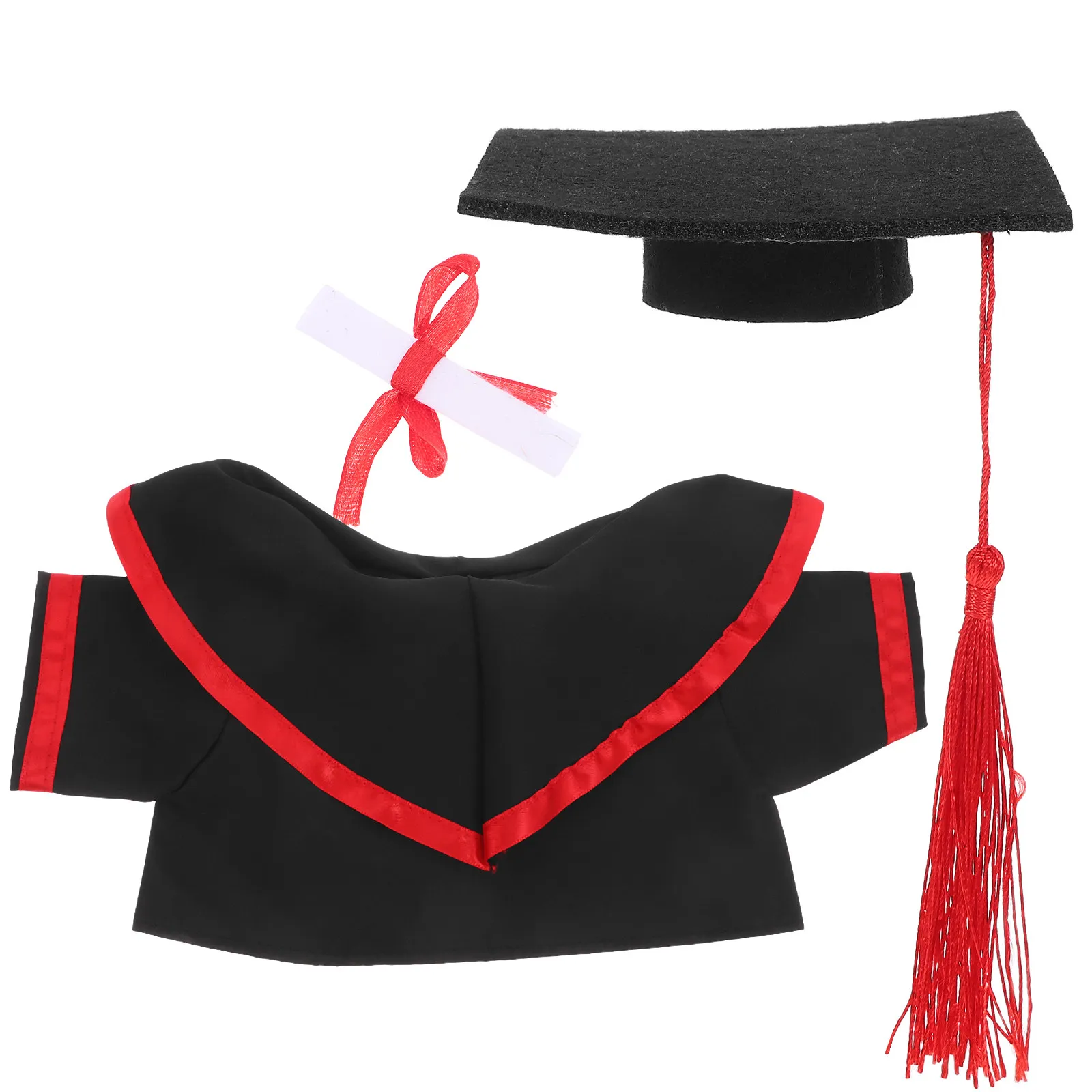 Handmade Bear Graduation Outfit Set Cap Gown Certificate for Graduation Season Stuffed Animal Accessories Kindergarten Preschool
Handmade Bear Graduation Outfit Set Cap Gown Certificate for Graduation Season Stuffed Animal Accessories Kindergarten Preschool