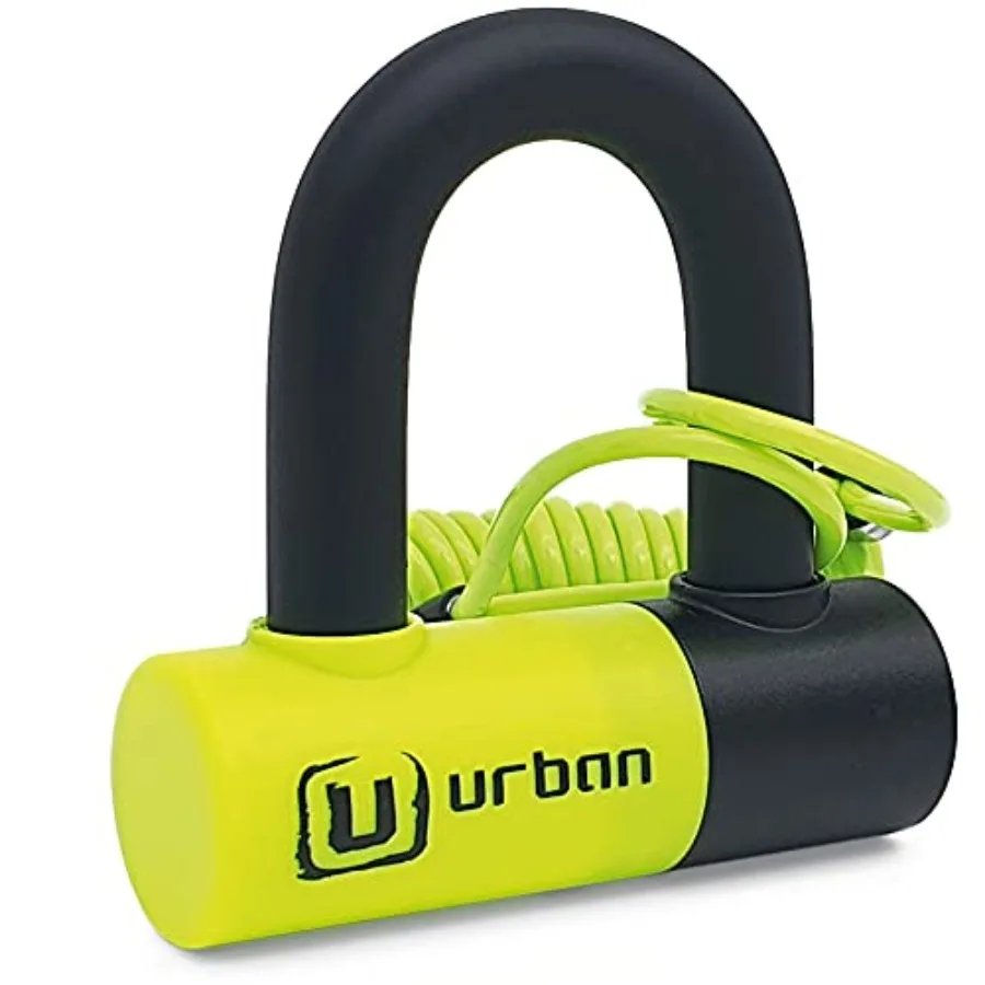UR59 Mini U Disc Lock 14 mm Double Locking with Dual Function for Brake Lock or Chain 14mm Hardened Steel Shackle Reminder Cabl
UR59 Mini U Disc Lock 14 mm Double Locking with Dual Function for Brake Lock or Chain 14mm Hardened Steel Shackle Reminder Cabl