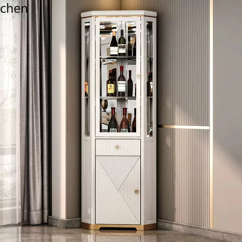 HXL light luxury glass wine cabinet solid wood corner cabinet living room dining triangle corner display cabinet
HXL light luxury glass wine cabinet solid wood corner cabinet living room dining triangle corner display cabinet