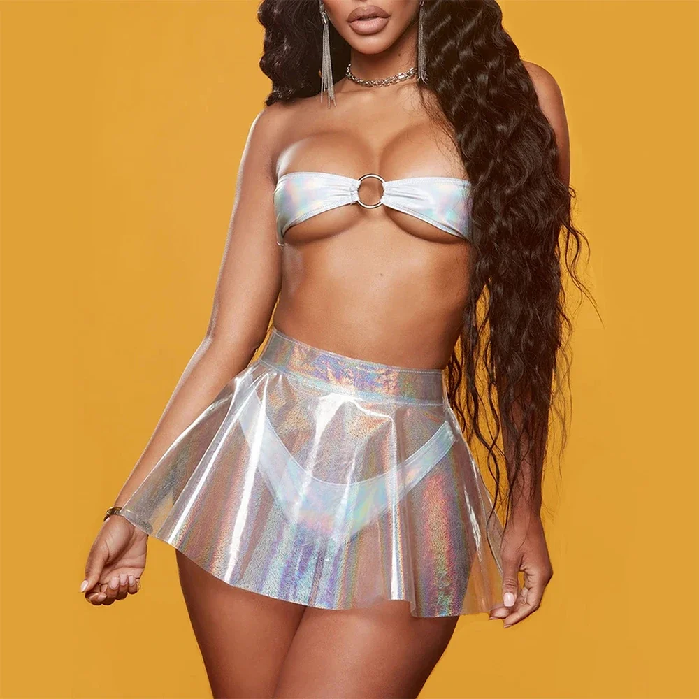 1pc Fashion Women's Transparent PVC Pleated Mini Skirt High Waist Skirts S-XL Size Clubwear Women Clothing
1pc Fashion Women's Transparent PVC Pleated Mini Skirt High Waist Skirts S-XL Size Clubwear Women Clothing