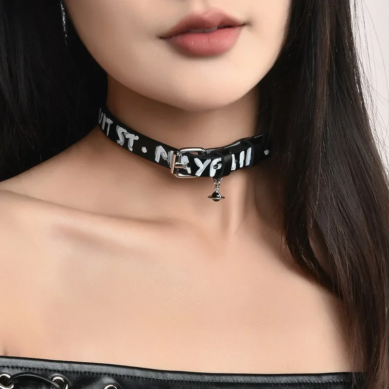 2025Black three-layer leather rope punk rock Saturn pendant necklace, fashionable neckband
2025Black three-layer leather rope punk rock Saturn pendant necklace, fashionable neckband
