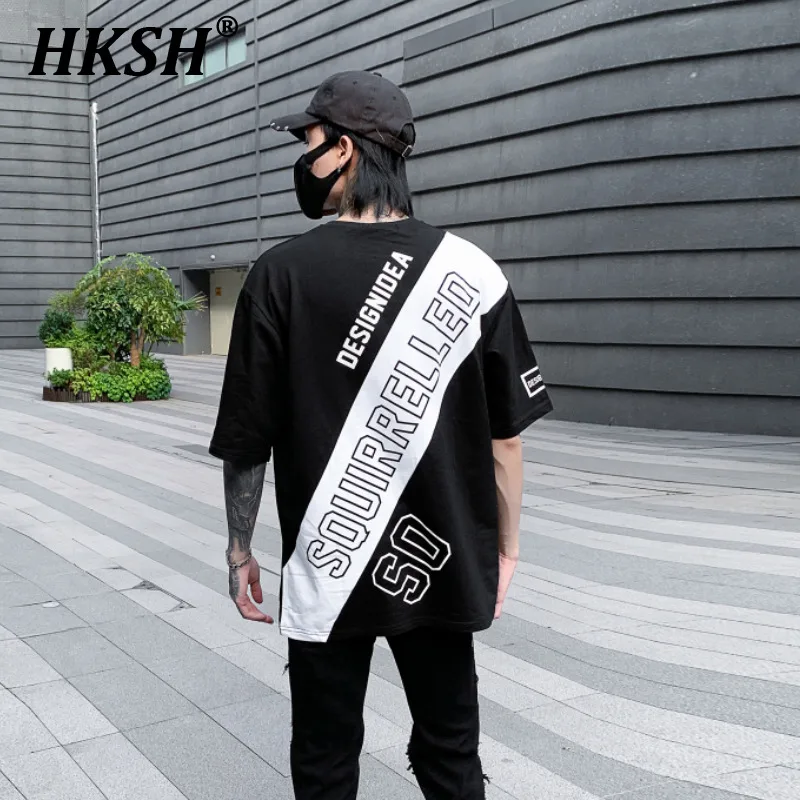 Футболка HKSH мужская с коротким рукавом и круглым вырезом, Модный пуловер контрастных цветов, в стиле панк, хип-хоп, весна-лето HK0141
Футболка HKSH мужская с коротким рукавом и круглым вырезом, Модный пуловер контрастных цветов, в стиле панк, хип-хоп, весна-лето HK0141