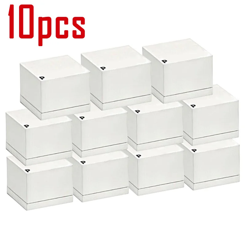 10pcs Packaging New Paper Ring Boxes For Earrings Charms Fashion Jewelry Case for Valentine's Day Gift Wholesale Lots Bulk
10pcs Packaging New Paper Ring Boxes For Earrings Charms Fashion Jewelry Case for Valentine's Day Gift Wholesale Lots Bulk