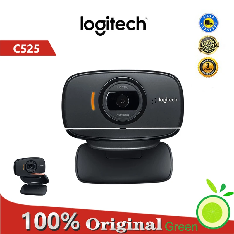 Logitech-cámara web C525 HD con autoenfoque, cámara de 8MP, micrófono incorporado, USB2.0,
Logitech-cámara web C525 HD con autoenfoque, cámara de 8MP, micrófono incorporado, USB2.0,