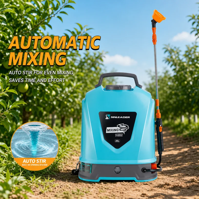 DIVEDEER 20-Liter Electric Dual-Pump Agitator Sprayer: New High-Power Agricultural Pesticide Sprayer with Lithium-Ion Battery
DIVEDEER 20-Liter Electric Dual-Pump Agitator Sprayer: New High-Power Agricultural Pesticide Sprayer with Lithium-Ion Battery