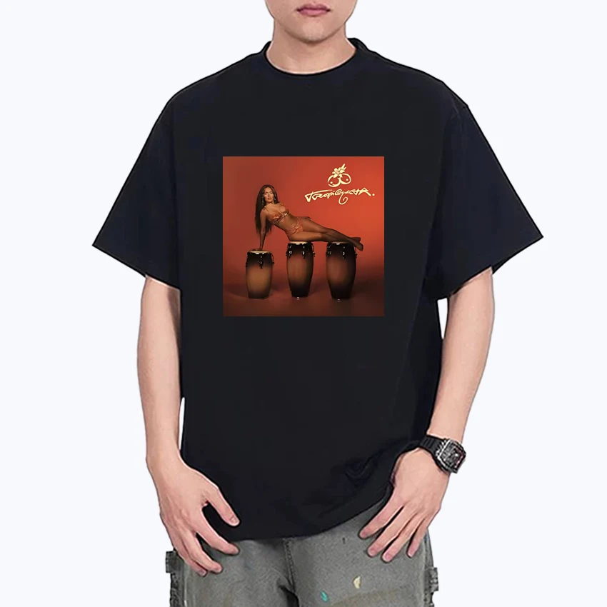 Hot sale KAROL G Graphic Printed short sleeve Men Women t-shirts 100% Cotton Fashion Summer Oversized Tee shirt Unisex Loose Top
Hot sale KAROL G Graphic Printed short sleeve Men Women t-shirts 100% Cotton Fashion Summer Oversized Tee shirt Unisex Loose Top
